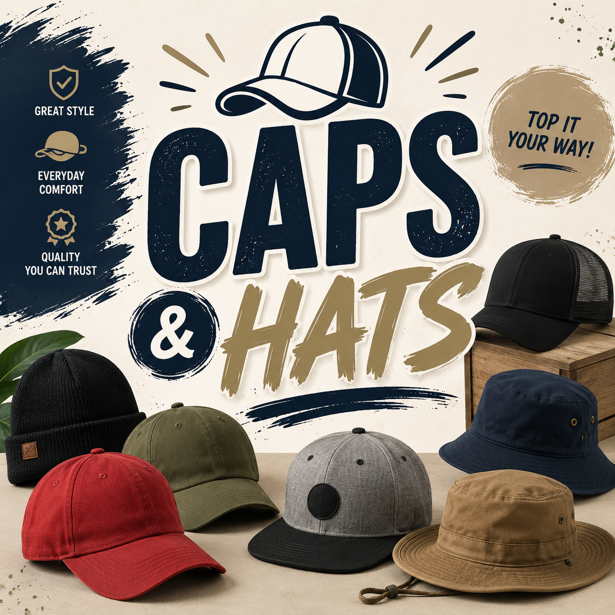 CAP'S & HAT'S