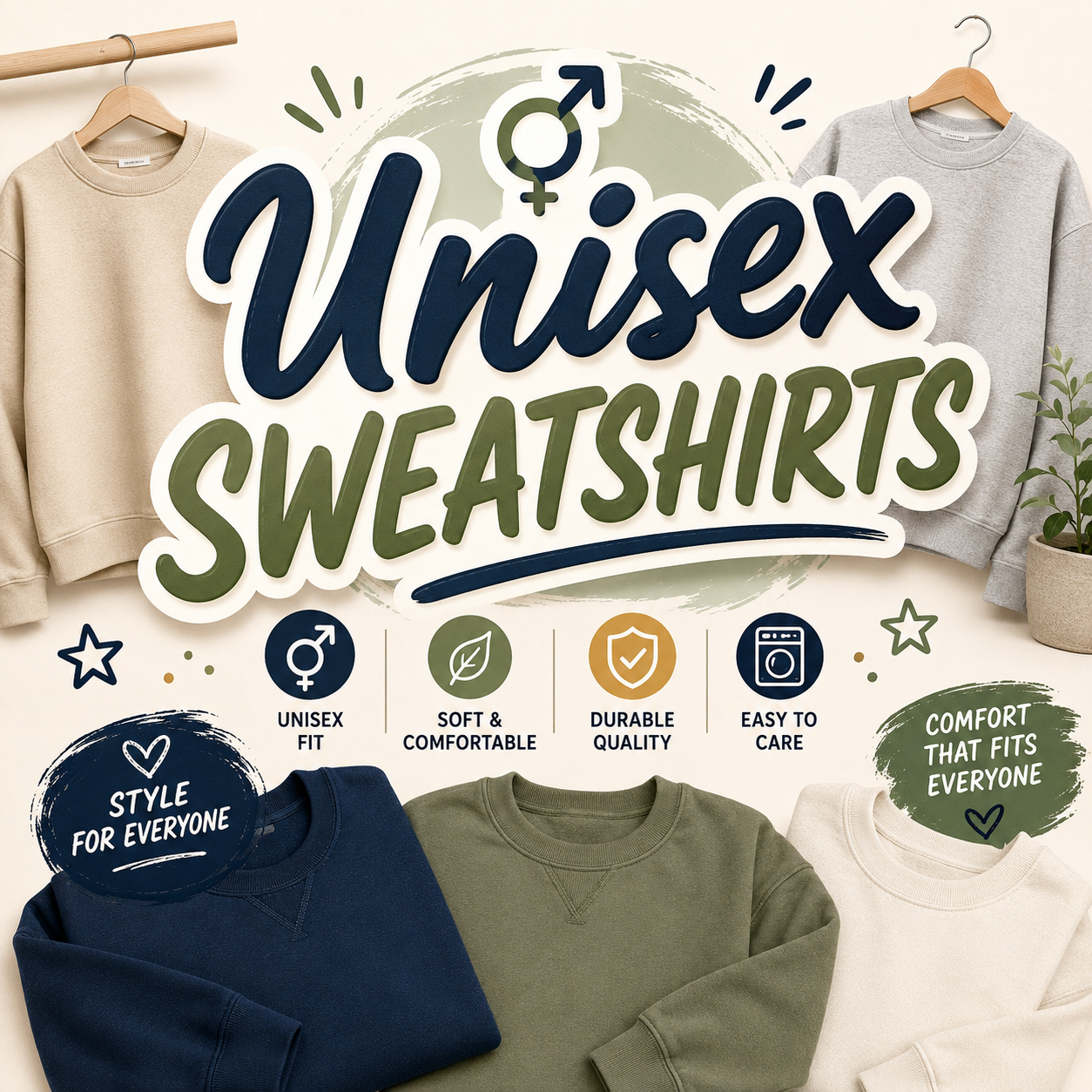 UNISEX SWEATSHIRTS